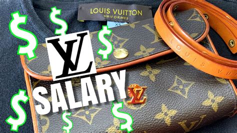 salaire employé louis vuitton|louis vuitton salary 2022.